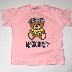 Moschino Pink Kids Tshirt 2Y